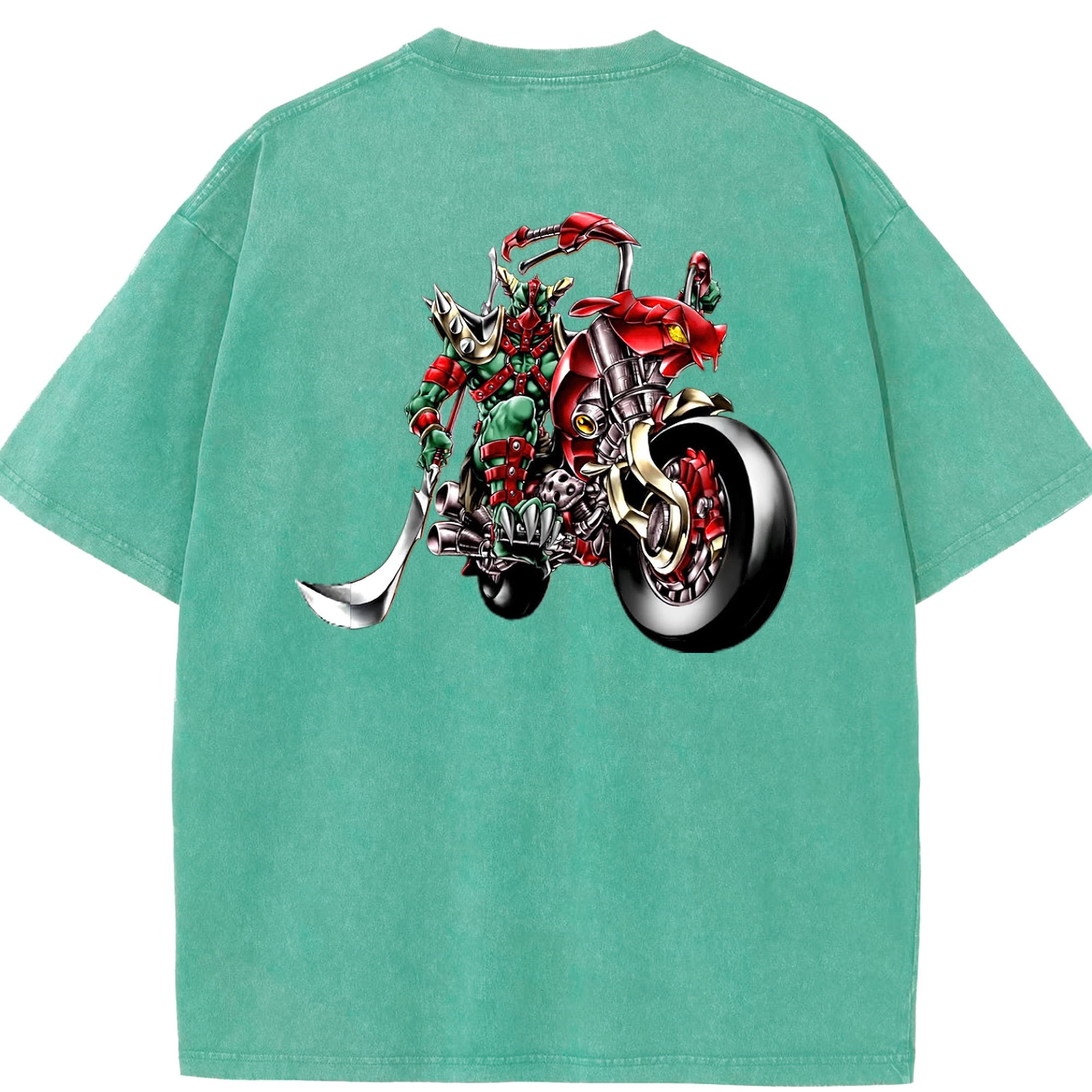 （画像用） 遊☆戯☆王 Yu-Gi-Oh! 綿100% ヴィンテージ風 半袖Tシャツ（背面プリント）